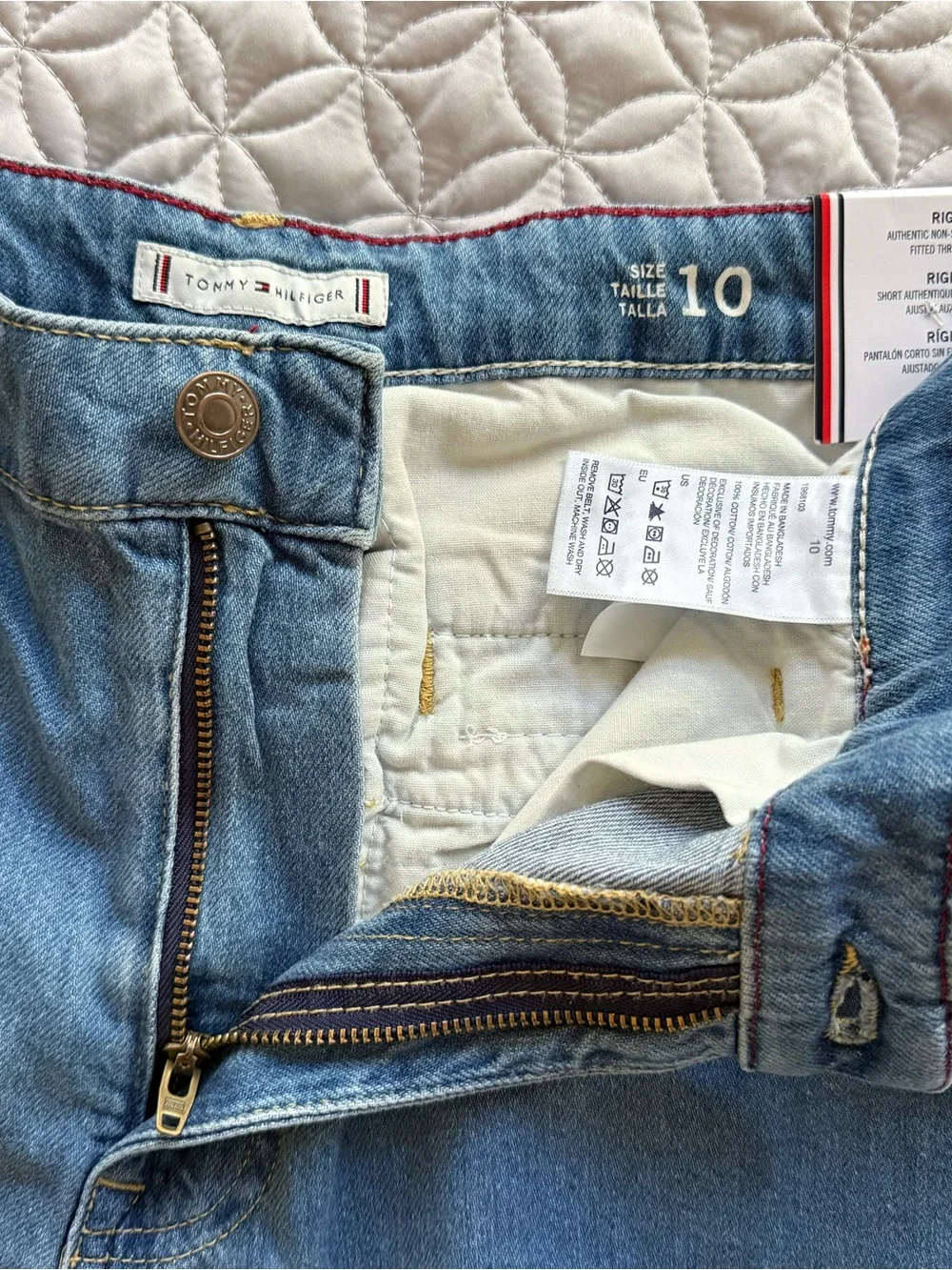 TOMMY & HILFIGER RIGID AUTENTIC NON-STRETCH SHORT